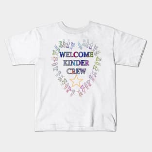 Back to School Welcome Kindergarten Class Heart & Star Custom Design Teacher Gifts Kids T-Shirt